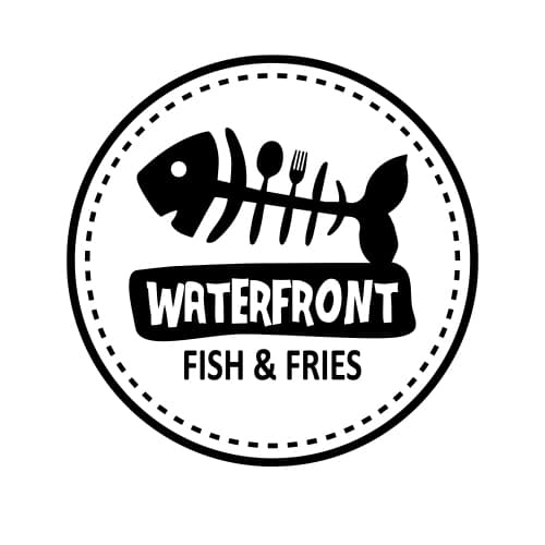 logo ontwerp Waterfront Fish and fries - Mariska Hoffland reclame